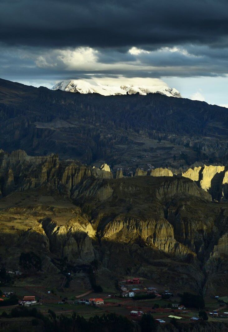 landscape photography of mountain